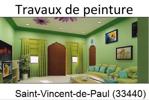 Travaux peintureSaint-Vincent-de-Paul-33440