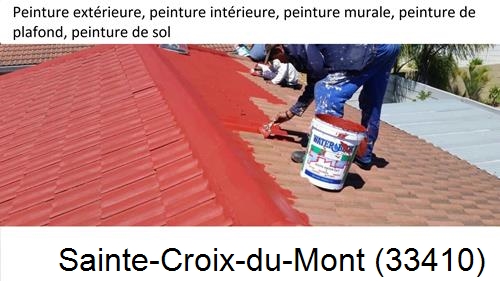 Peinture exterieur Sainte-Croix-du-Mont-33410
