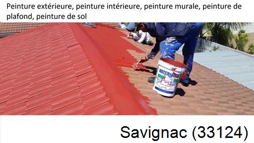 Peinture exterieur Savignac-33124