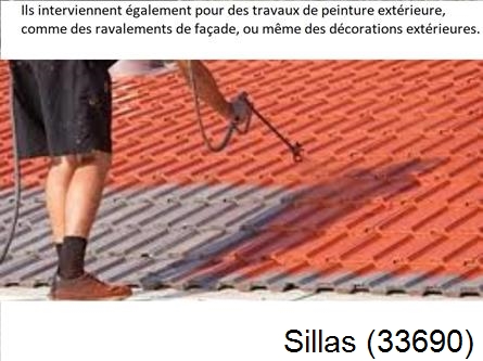 Rénovation peintre exterieur Sillas-33690